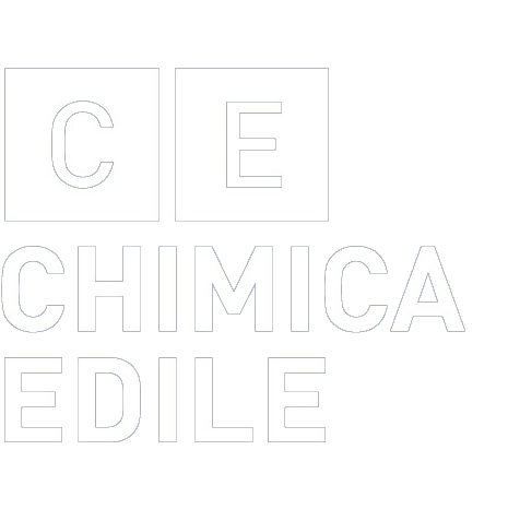 Logo CE Chimica Edile negativo