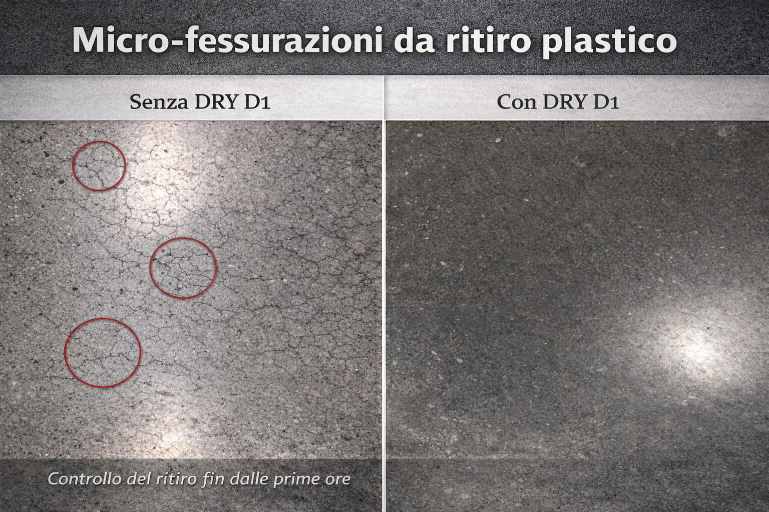 Effetti del ritiro del calcestruzzo nei pavimenti industriali